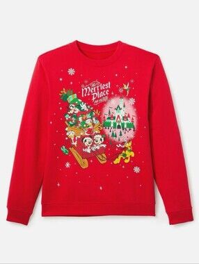 Disney 2025 Mickey Mouse & Friends The Merriest Place on Earth Pullover